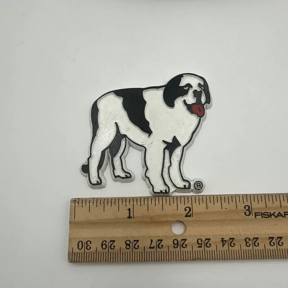 Vtg Big Dogs Large 100% Cotton Beach Towel And Magnet